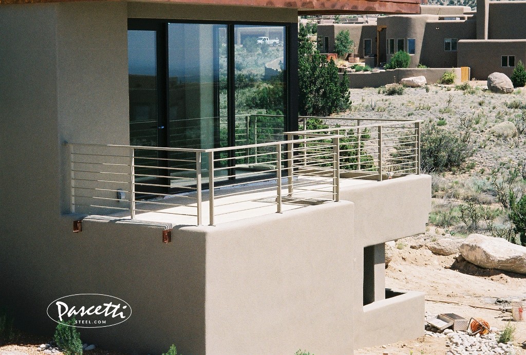 Railings balcony rails steel residential