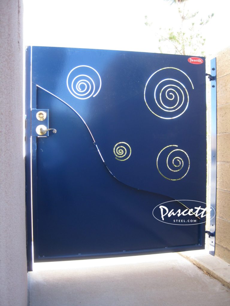 plasma cut swirl gate