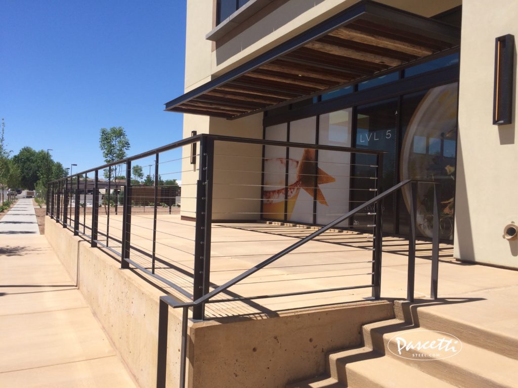 commercial cable railings chaco hotel Albuquerque